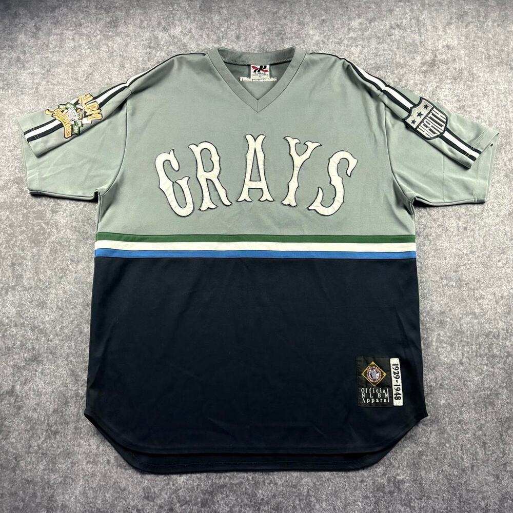 Vintage J-Head Homestead Grays Josh Gibson 20 NLBM Baseball Jersey XL